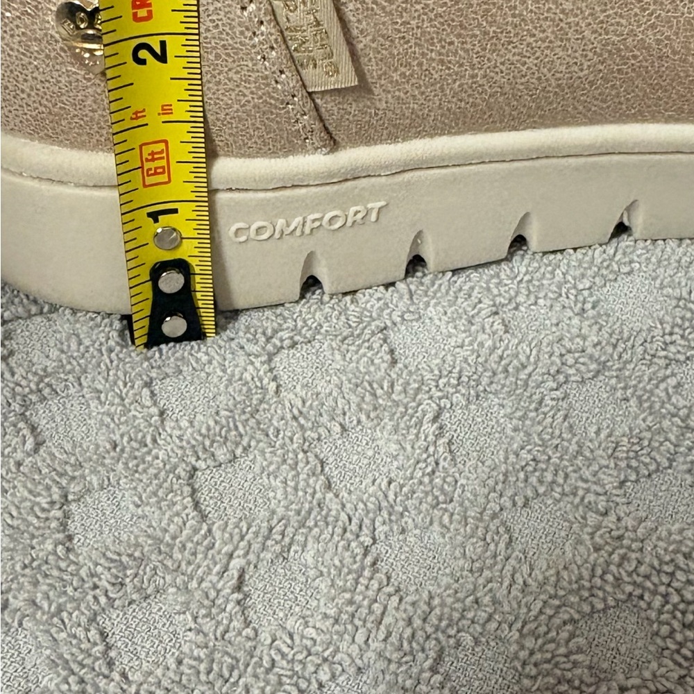 Women’s BOBS Skechers Slip-Ins Metallic Loafers - Light Gold Size 9.5 - Picture 16 of 16